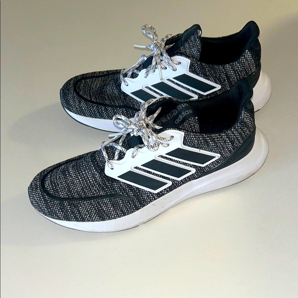 Adidas Black and White Sneakers
